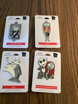 Disney Ornaments From The Nightmare Before Christmas. Zero, Jack, Sally and Jack - £14.21 GBP