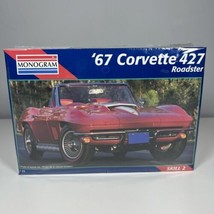 1995 Monogram 2968 &#39;67 Corvette 427 Roadster Model Car Kit Factory Seale... - $27.71