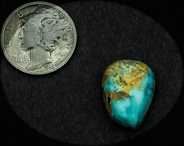 9.5 cwt. Rare Vintage High Dome Boulder Royston Turquoise Cabochon - $76.00