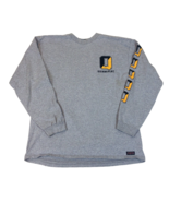 Vintage Qunnipiac Bobcats Long Sleeve Gray T Shirt Jansport Large USA  Made - $24.74