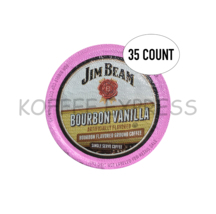 Jim Beam Bourbon Vanilla Single Serve Coffee, 35 cups, Keurig 2.0 Compatible - $27.00
