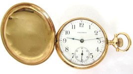 14K Solid Gold WALTHAM  Pocket Watch S16,17J,Hunter Case, 85.7 Grams,RUN ! - £1,097.34 GBP