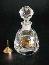 Handcut German/French  Lead Crystal  Perfume Bottle,Mint #155 - £74.82 GBP