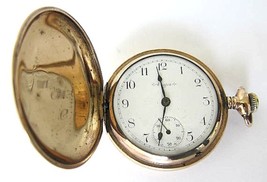 10 K Goldfilled Elgin B.W.Raymond Pocket Watch,S18,17 J,Hunter Case,Run ! - £235.68 GBP