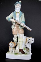 German Grafenthal Handpainted Hunter with Rifle &amp; Dachshund,Pointer Dogs - $225.00