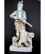 German Grafenthal Handpainted Hunter with Rifle &amp; Dachshund,Pointer Dogs - £176.52 GBP