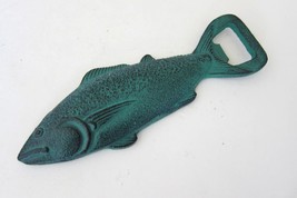 Vintage Japanese Figural  Green Iron Can Opener-Carp/Koi Fish - $47.91 CAD