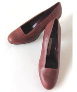 Vintage  Designer Perry Ellis Italian Snake Skin  Heels 2 1/2 &quot;,Old New ... - $1,034.92 MXN