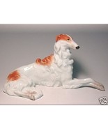 Austrian AUGARTEN red  BORZOI,russian wolfhound dog - £388.35 GBP