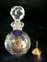German  Handcut Lead Crystal  Perfume Bottle,Mint #156 - $95.00