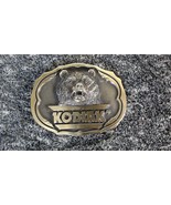 NICE Vintage Kodiak Grizzly Bear Brass Belt Buckle The Great American Bu... - $468.75 MXN