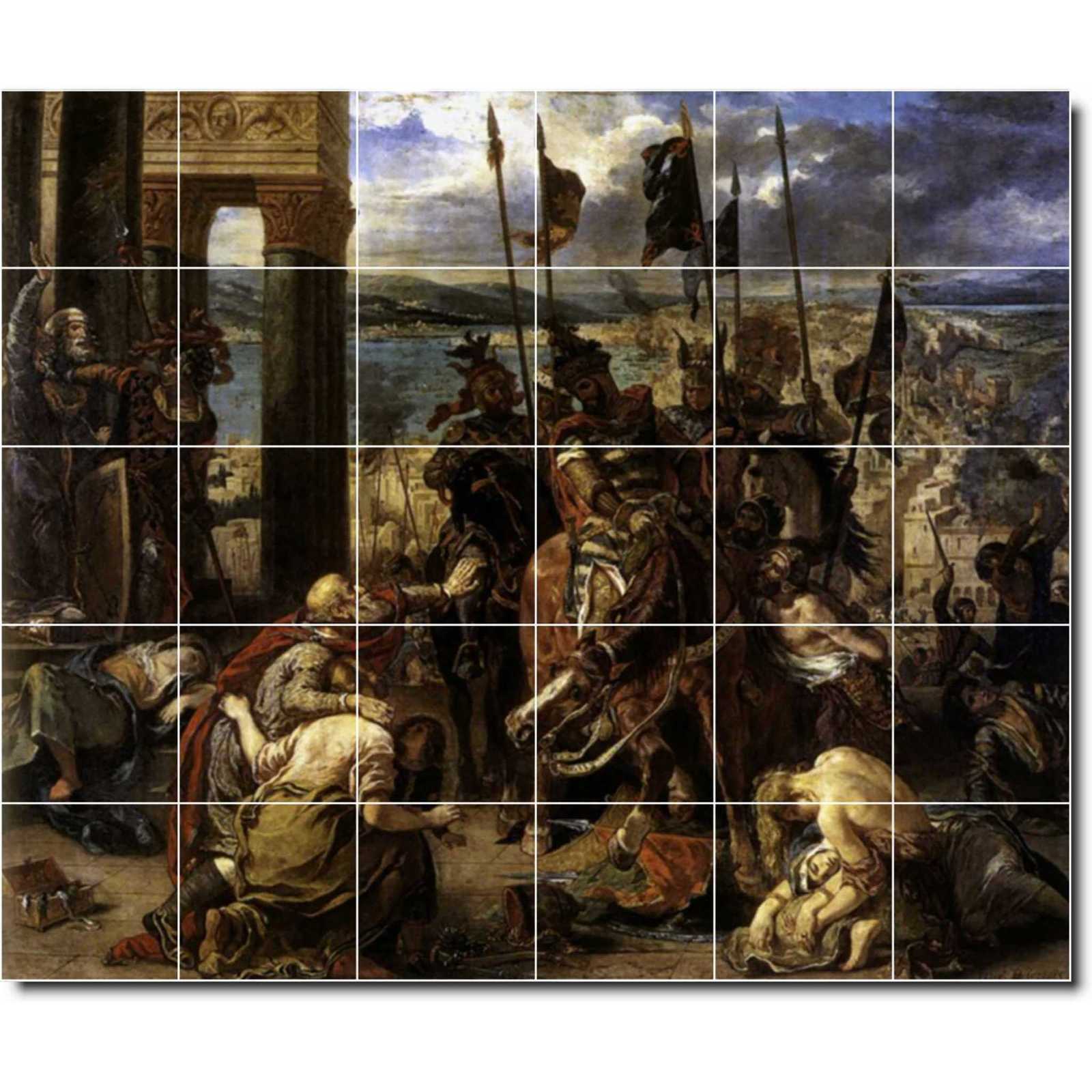 Delacroix eugene the entry of the crusaders into constantinople