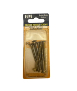 Crown Bolt Drawer Handle Screws 8-32 x 2 in Brass Plated Cabinet Hardwar... - $8.06