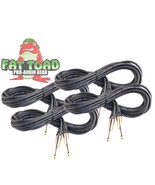 Guitar Cables (4 Pack) Instrument Cord by FAT TOAD - 24 AWG Patch Conduc... - $46.47 CAD