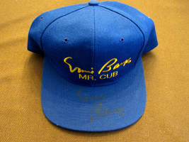 Ernie Banks Mr. Cubs Hof Chicago Cubs Signed Auto Vintage Mr. Cub Cap Hat Jsa - £92.43 GBP