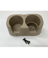 99-04 Ford F250 F350 Crew Cab Rear Back Seat Cupholder Cup Holder Tan W/... - €72,02 EUR