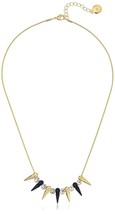 Fragments 18&quot; Chapado en Oro Alternativo Pua &amp; Bisel Circonita Cúbica Co... - $14.96
