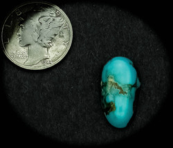 7.0 cwt. Rare Vintage Royston SW Turquoise Cabochon - $47.00