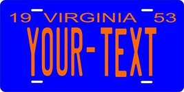 Virginia 1953 Personalized Tag Vehicle Car Auto License Plate - £13.18 GBP