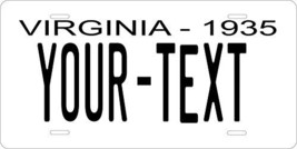 Virginia 1935 Personalized Tag Vehicle Car Auto License Plate - £13.37 GBP