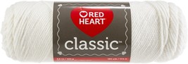 Red Heart Classic Yarn-White - £6.56 GBP