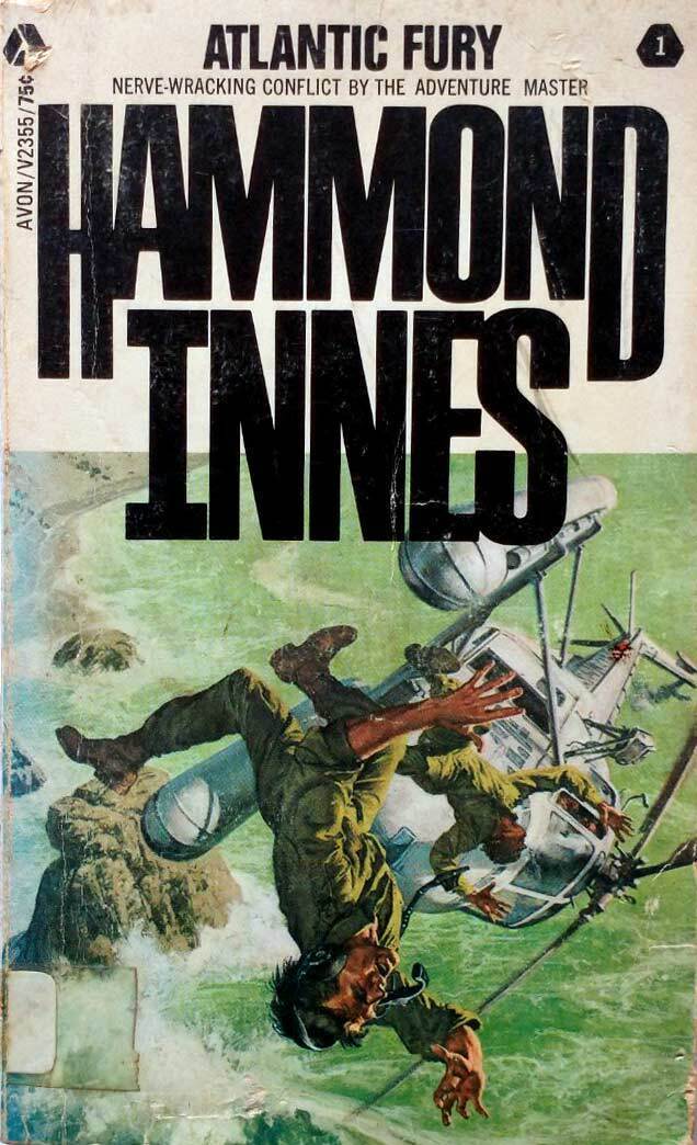 Atlantic Fury by Hammond Innes / 1970 Avon Paperback Thriller - $1.13