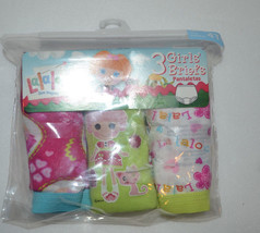 Fruit of the Loom Girls Toddler Lalaloopsy 3 Pack Girls Briefs Size 4T N... - £5.49 GBP