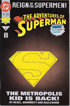 The Adventures of Superman Comic Book #501 Die-Cut DC 1993 NEAR MINT NEW... - £3.15 GBP