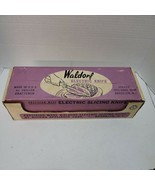 Vintage Waldorf Electric Slicing Knife Stainless Steel Blades USA Made T... - $38.33 CAD