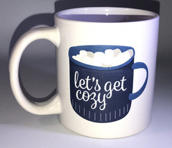 Let’s Get Cozy 14oz Mug Home Work Office Coffee Cup-FREE GIFT WRAP-NEW-S... - $24.63