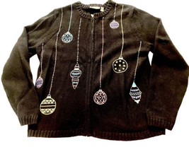 Vintage Christmas Sweater Small Or Med With Embroidery Could Be An Ugly DIY - £23.49 GBP