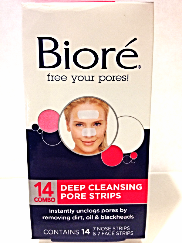 New Biore Deep Cleansing Pore Strips 7 Nose & 7 Face Strips 14 Count Combo Box - $10.00