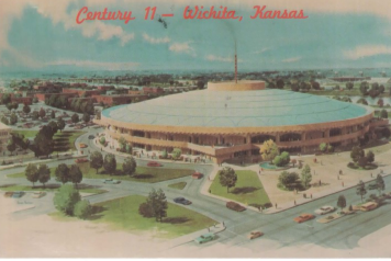 CENTURY II (auditorium) Wichita Kansas (vintage 1970s) postcard - $4.00