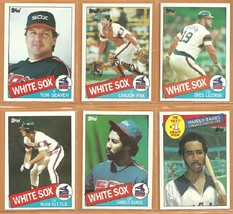1985 1986 Topps Chicago White Sox Team Lot Harold Baines Carlton Fisk Tom Seaver - £5.11 GBP