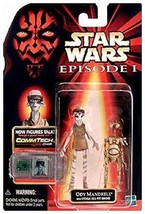 Star Wars The Phantom Menace Commtech Ody Mandrell with Otoga 222 Pit Droid - £6.25 GBP