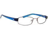 Nike Eyeglasses 8060 040 Gunmetal/Blue Rectangular Frame 47[]17 140 - $249.99
