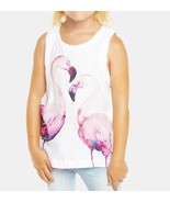 CHASER Girls&#39; Flamingo Love Tank White - $67.36 CAD