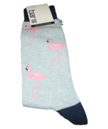 NEW Mens BAR III Pink FLAMINGO SOCKS Cotton Blend  10 - 13  Blue Arch Su... - £10.23 GBP