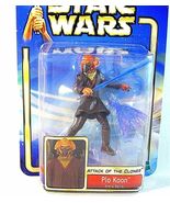 STAR WARS ATTACK OF THE CLONES CARDED PLO KOON (ARENA BATTLE) ,COLLECTOR... - $35.18