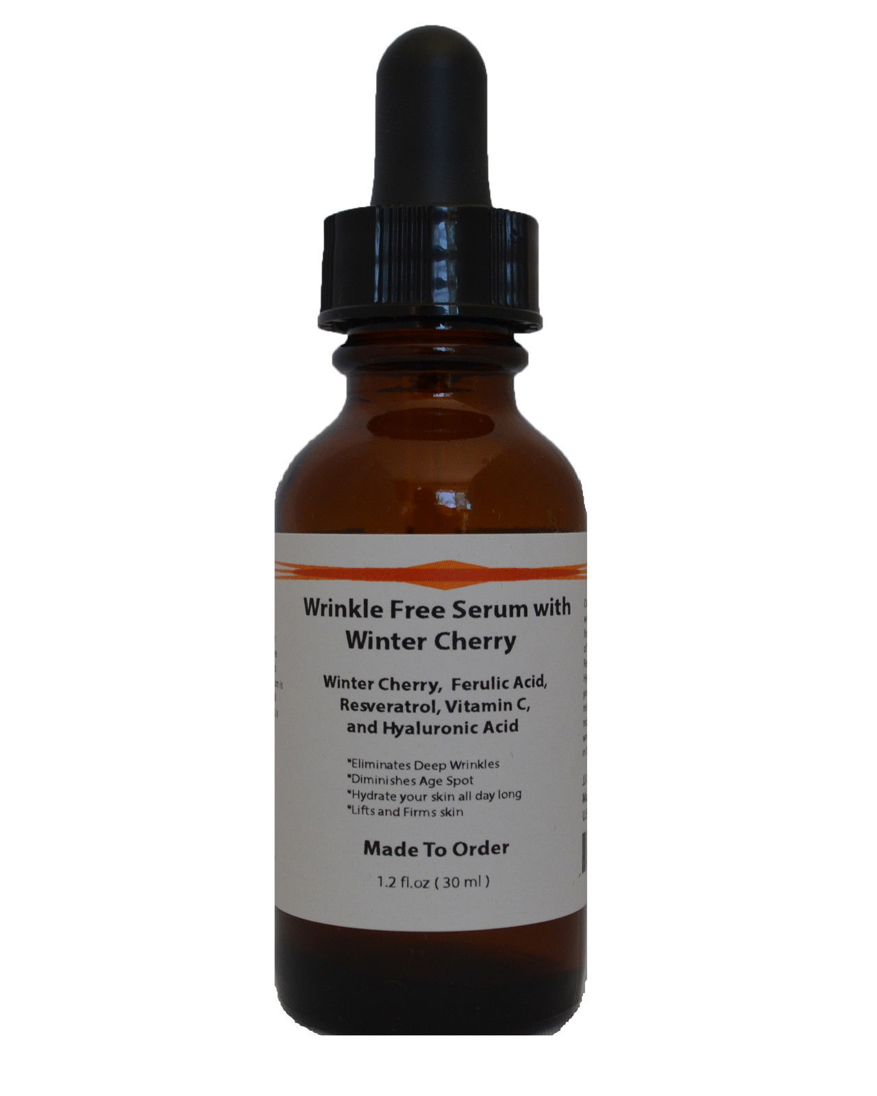 Primary image for Wrinkle Free Serum with Winter Cherry, Ferulic Acid, Resveratrol, Vitamin C & HA