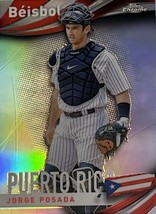 2021 Topps Chrome Jorge Posada #B-9 Beisbol Puerto Rico MLB New York Yankees - £3.59 GBP