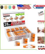 Compact 28pc WAGO 221 Lever Nuts Assortment for Electricians | Orange Co... - $58.52 CAD
