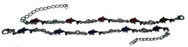 2 Glitter Stone Dolphin Bracelets Jewelry #420 Fashion Bracelet Ladies Dolphins - £5.30 GBP