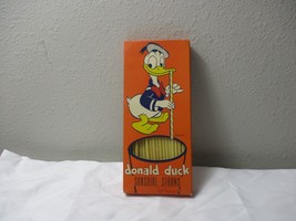 73 Vintage Disney Donald Duck plastic drinking Sunshine straws boxed - $29.69
