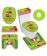 Funny Christmas Toilet Seat Cover Set 4pcs White Elephant Bathroom Decor - $282.64 MXN Funny Christmas Toilet Seat Cover Set 4pcs White Elephant Bathroom Decor - $282.64 MXN