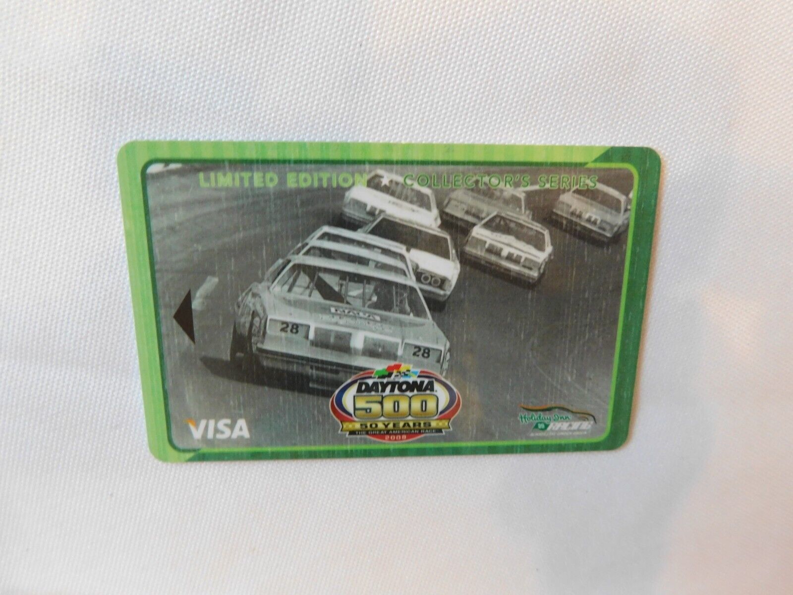 NASCAR RARE Holiday inn room key visa Dayton 500 50 years limited editio... - $10.09