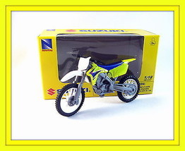 SUZUKI RM-Z450 NEWRAY 1/18 YELLOW DIECAST MOTORCYCLE COLLECTOR&#39;S MODEL,R... - $30.93