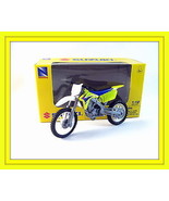 SUZUKI RM-Z450 NEWRAY 1/18 YELLOW DIECAST MOTORCYCLE COLLECTOR&#39;S MODEL,R... - £24.32 GBP