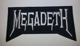 Megadeath Heavy Metal Patch~Embroidered Applique~3 1/2&quot; x 1 7/8&quot;~Iron Sew~NEW    - £3.40 GBP