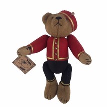 Penny Noble OOAK Bill Bellhop Artist Teddy Bear 10&quot; 1984 Signed Brown Jo... - $51.08